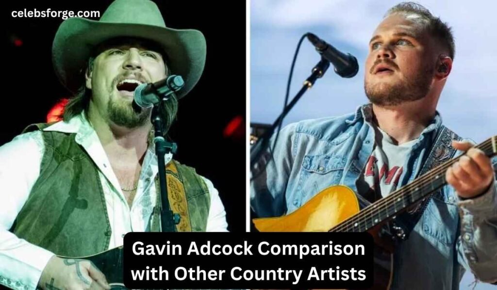 Gavin Adcock Comparison with Other Country Artists