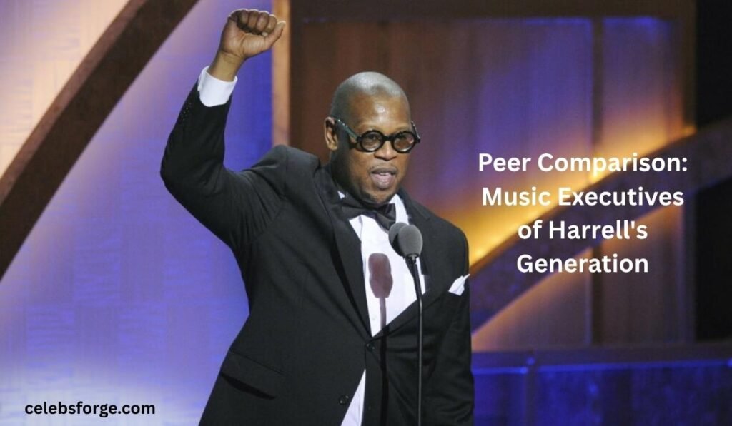 Peer Comparison: Music Executives of Harrell's Generation