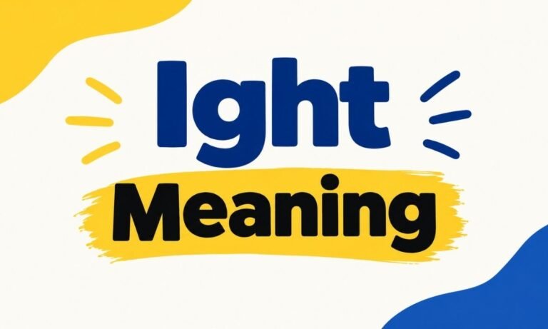 Ight Meaning