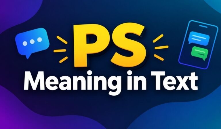 PS Meaning in Text